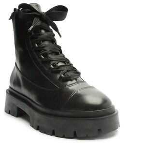 Schutz Kaile Atanado Prime Leather Bootie Size 7.5 Black